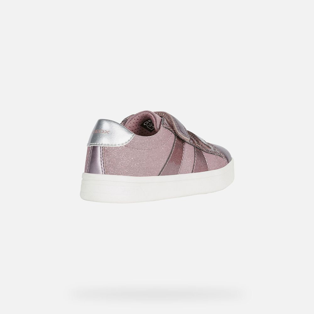 Geox Sneakers Pink Djrock - Geox Girls Shoes - FNGJHP940